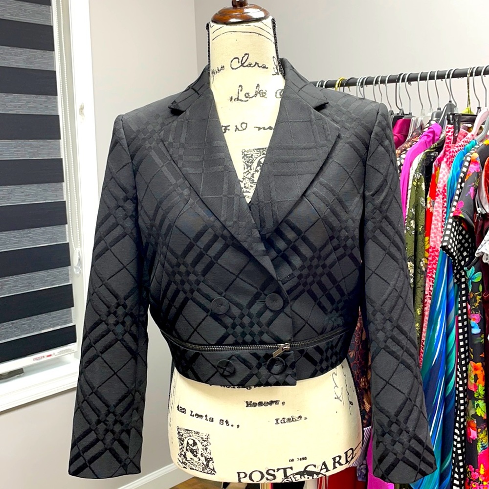 Bcbgmaxazria Double Breasted Short Jacket - image 1